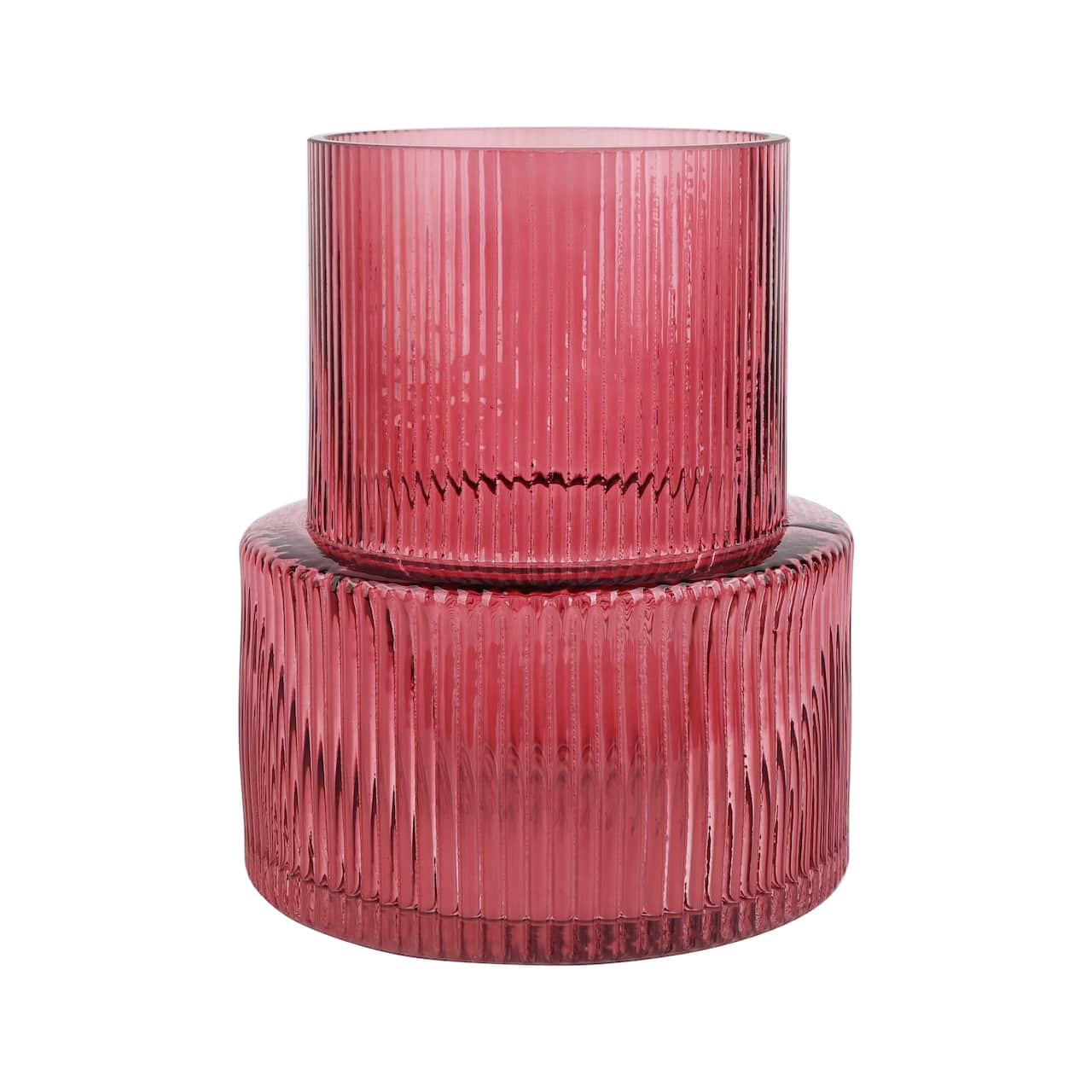 6" Ribbed Glass Vase by Ashland®